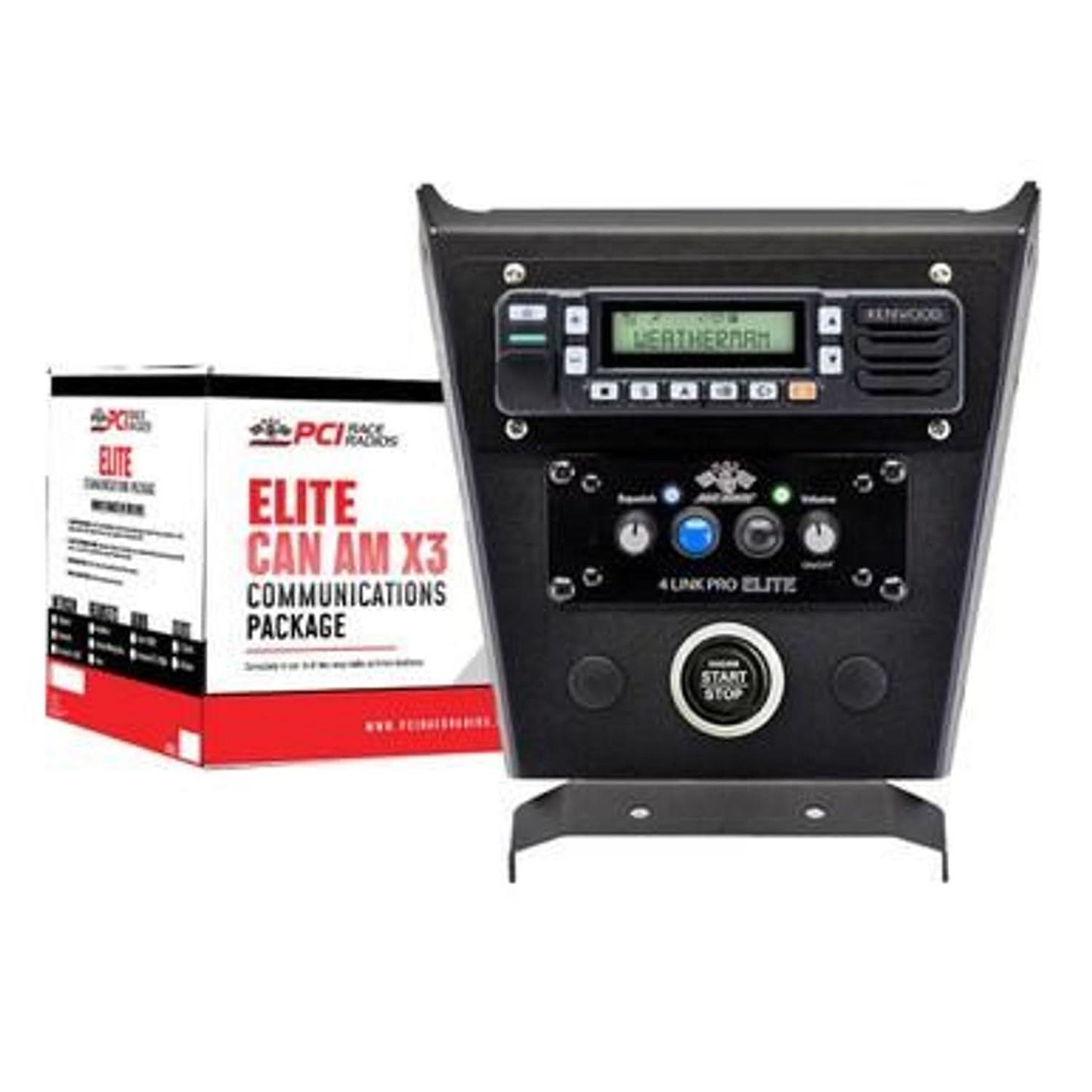 PCI RACE RADIOS CAN-AM MAVERICK X3 ELITE STEREO COMPLETE COMMUNICATION PACKAGE
