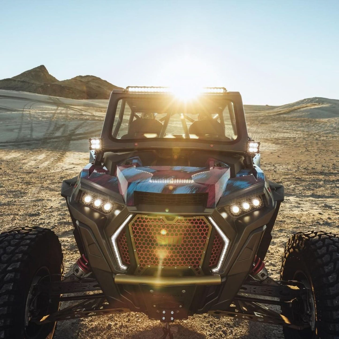 HERETIC STUDIO POLARIS XP 1000 / RS1 LED HEADLIGHTS