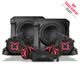 SSV WORKS CAN-AM MAVERICK R PHASE-6 K-SPEC 1650 WATT 6-SPEAKER SYSTEM WITH 6" HORNS