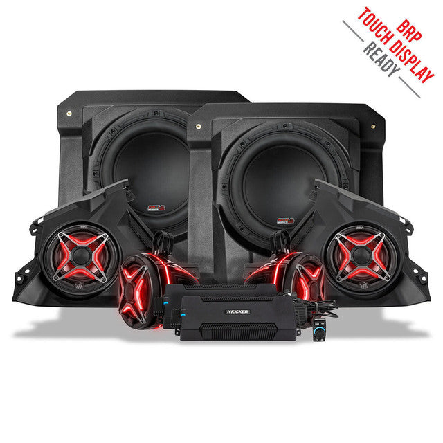 SSV WORKS CAN-AM MAVERICK R PHASE-5 V-SPEC 1650 WATT 6-SPEAKER SYSTEM