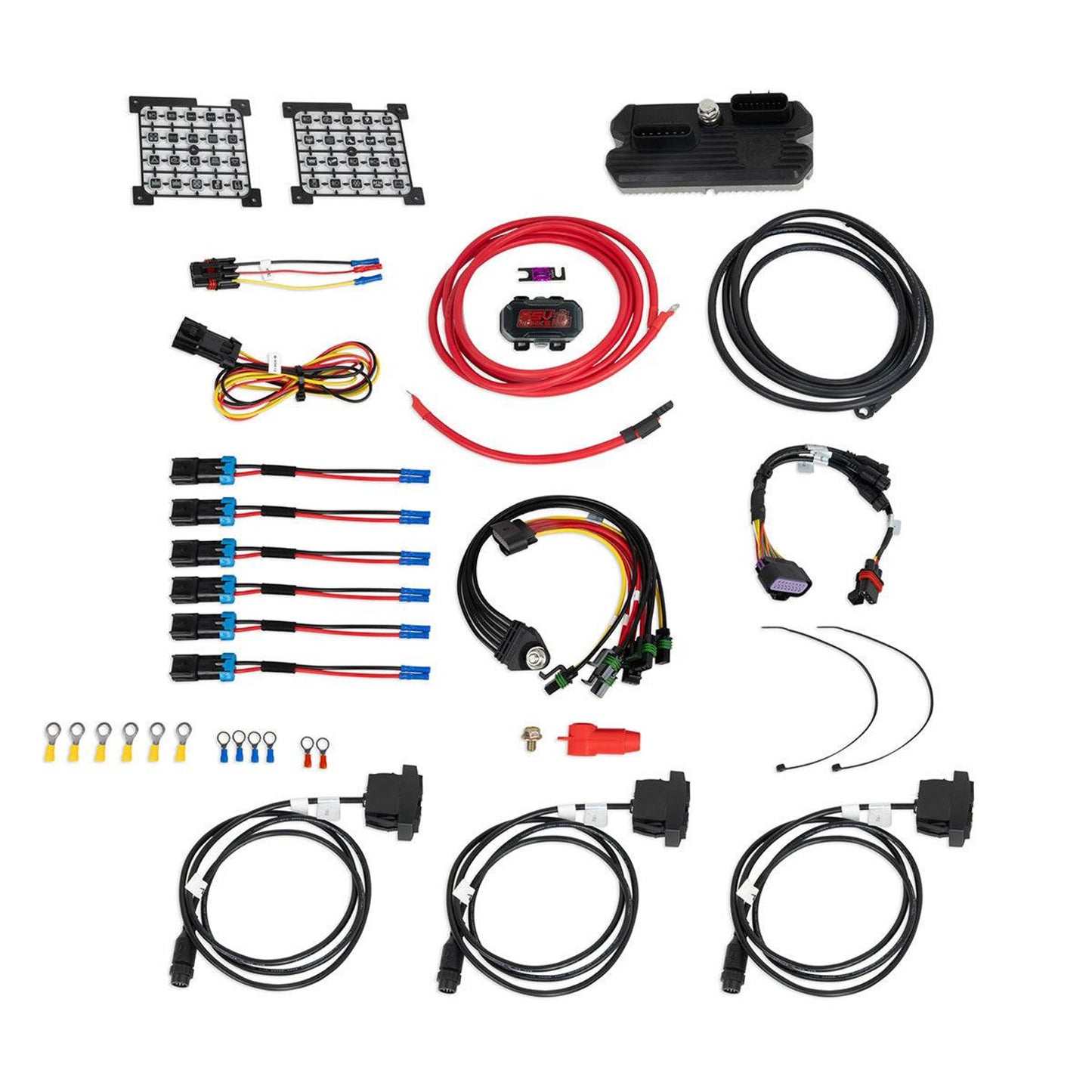 SWITCH WORKS SIERRA6, 6-SWITCH, 3-ROCKER ELECTRONIC ACCESSORY UNIVERSAL SMART SWITCHER BY SSV WORKS