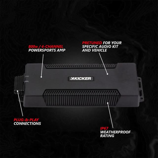 SSV WORKS CAN-AM MAVERICK R PHASE-5 V-SPEC 1650 WATT 6-SPEAKER SYSTEM