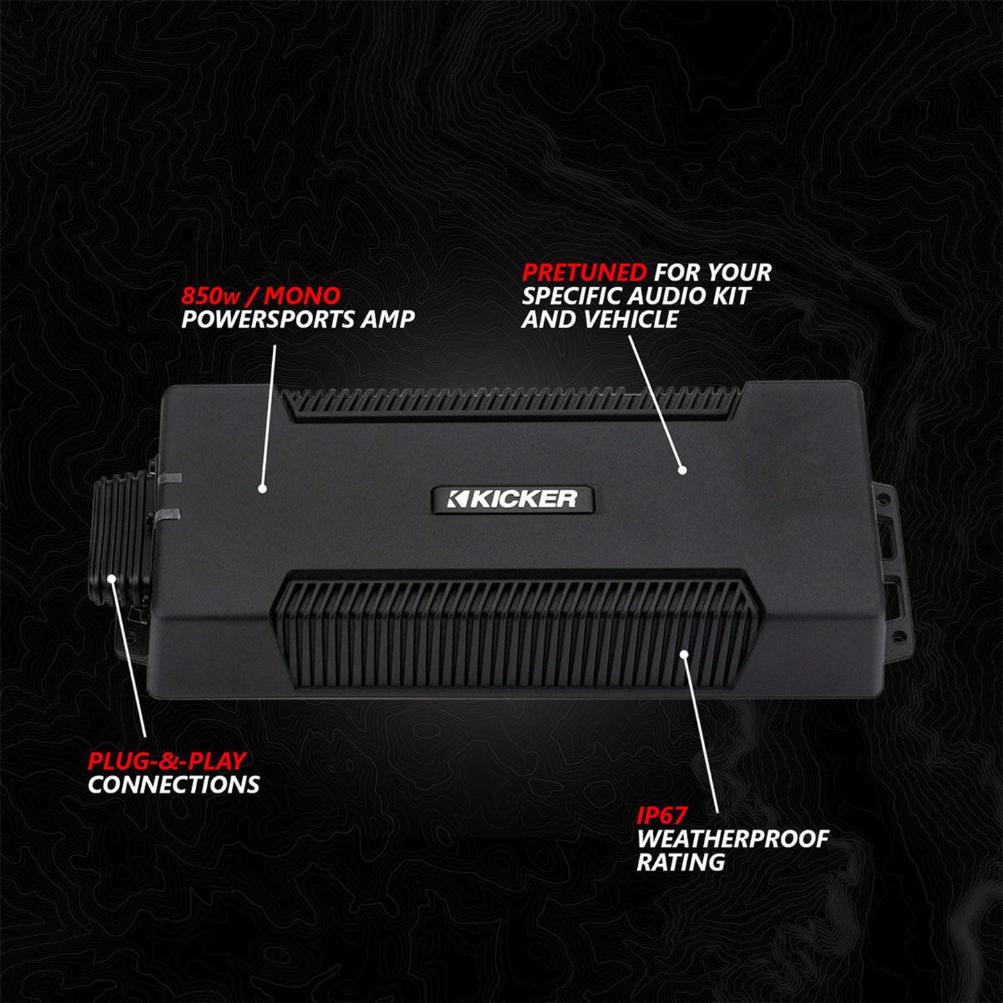 SSV WORKS CAN-AM MAVERICK R PHASE-5 V-SPEC 1650 WATT 6-SPEAKER SYSTEM
