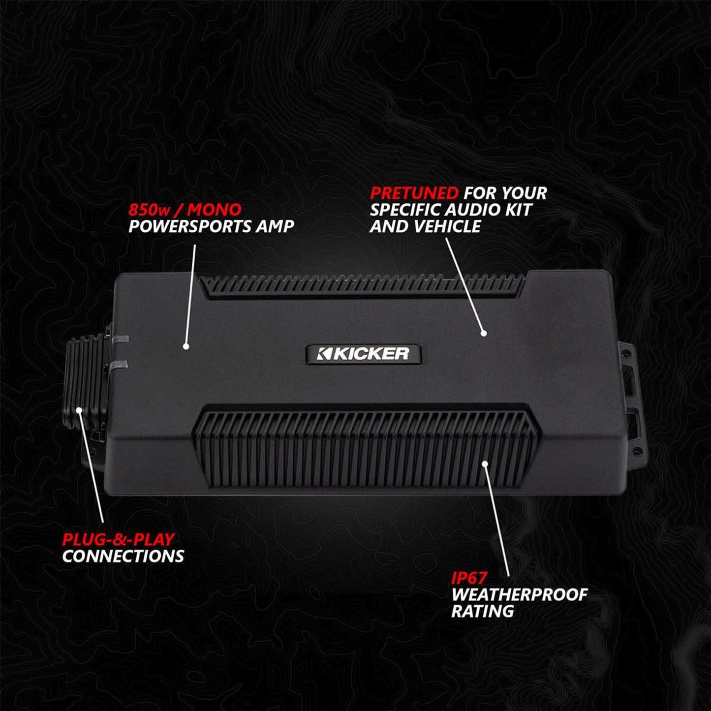 SSV WORKS CAN-AM MAVERICK R PHASE-5 V-SPEC 1650 WATT 6-SPEAKER SYSTEM