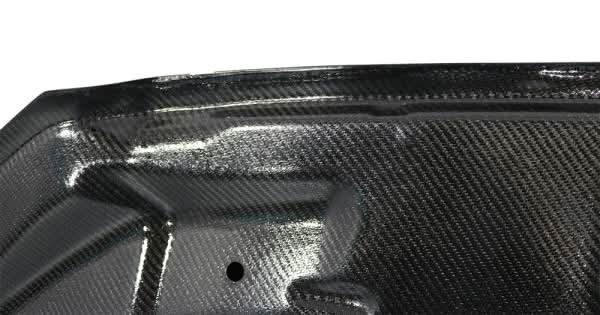 Double Sided Carbon Fiber Hood Terminator Style for Ford MUSTANG 2018-2023