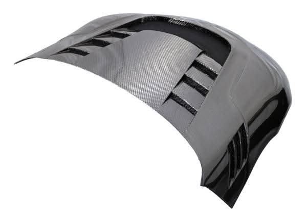 VRS Style Double-Sided Hybrid Carbon Fiber Hood for Toyota Supra GR 2020-2024