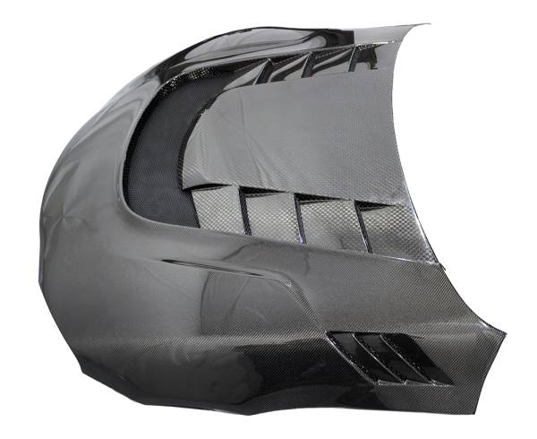 VRS Style Double-Sided Hybrid Carbon Fiber Hood for Toyota Supra GR 2020-2024