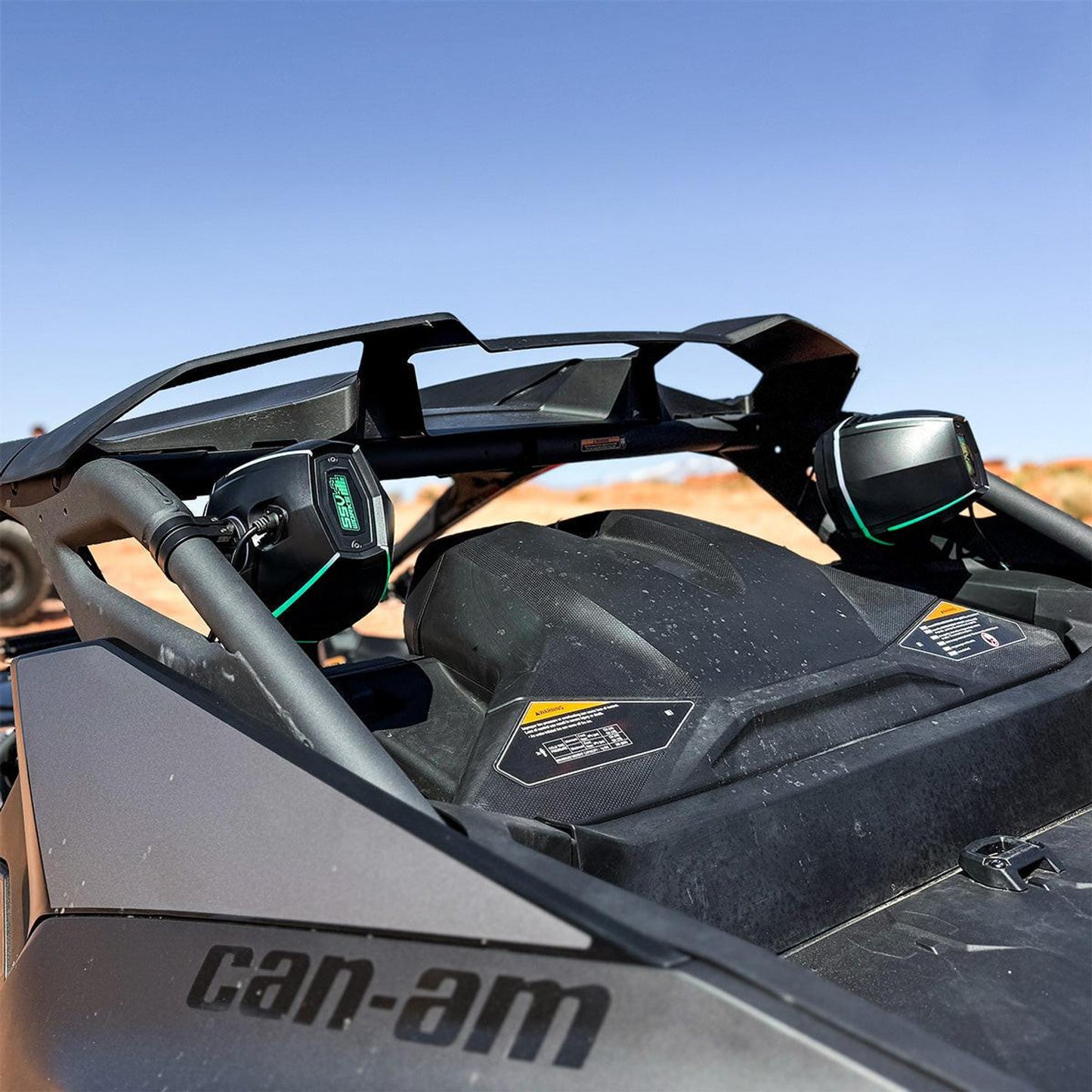 SSV WORKS CAN-AM MAVERICK R PHASE-6 K-SPEC 1650 WATT 6-SPEAKER SYSTEM WITH 6" HORNS
