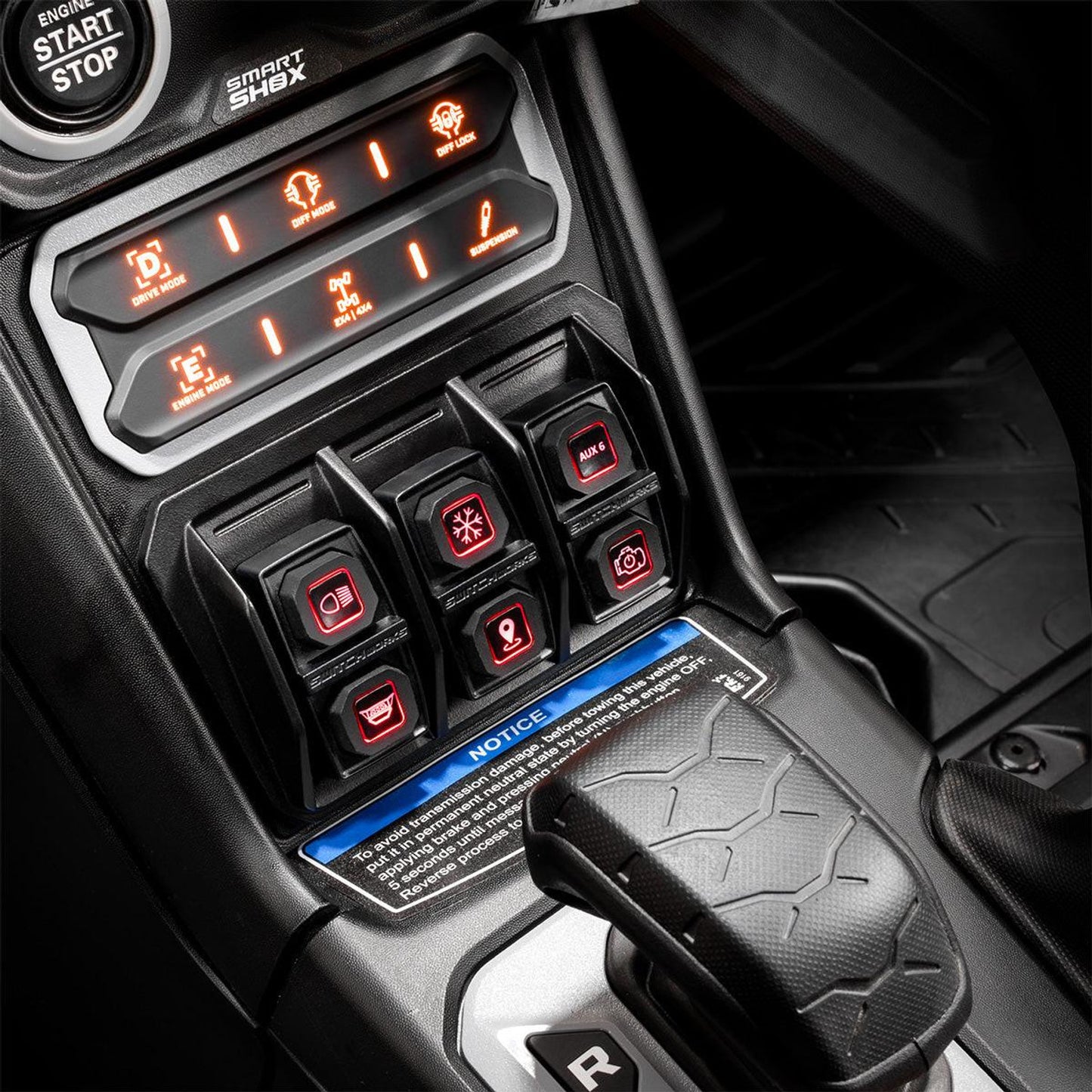 SWITCH WORKS SIERRA6, 6-SWITCH, 3-ROCKER ELECTRONIC ACCESSORY UNIVERSAL SMART SWITCHER BY SSV WORKS