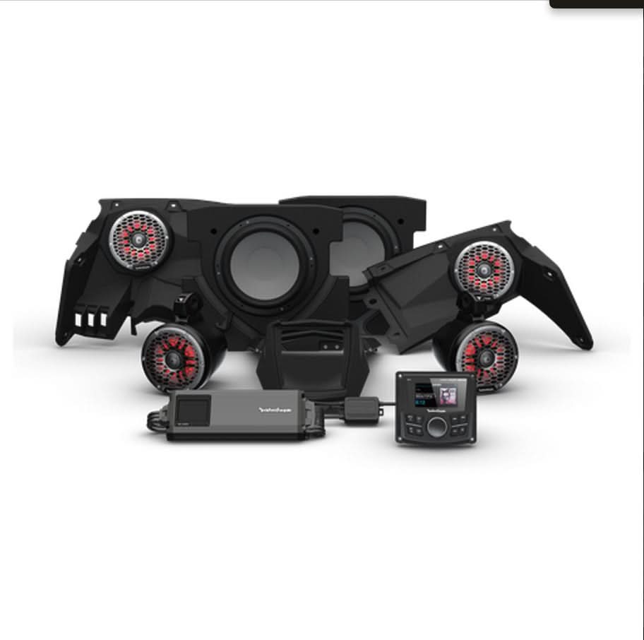 ROCKFORD FOSGATE CAN-AM MAVERICK X3 FRONT & REAR ELEMENT READY™ AUDIO KIT (PMX-1) (STAGE 2) 1 REVIEW
