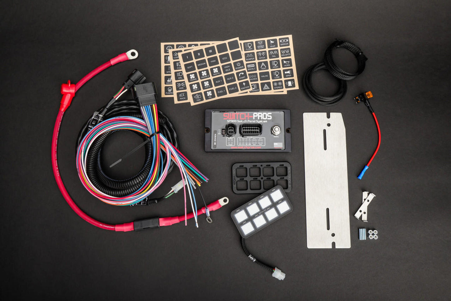 SWITCH PROS SP9100 8 BUTTON AUXILIARY POWER SWITCH SYSTEM