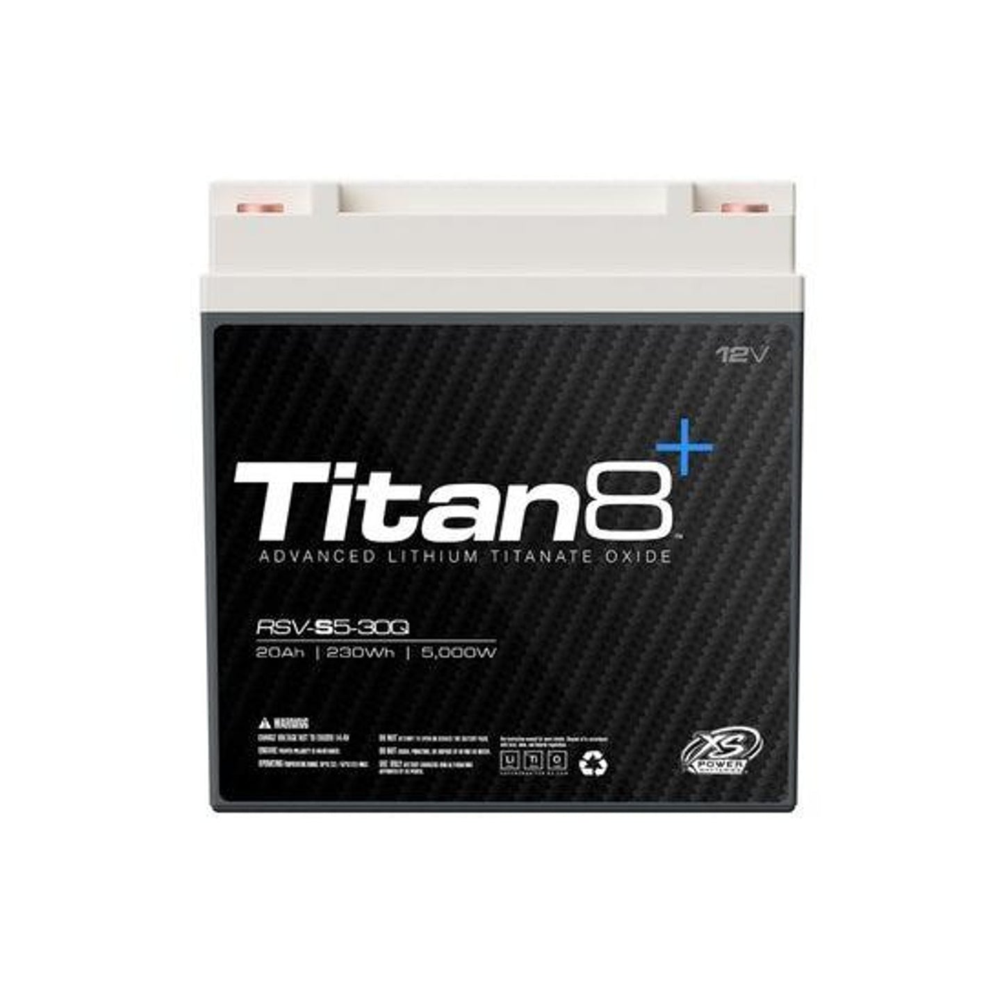 XS POWER BATTERIES TITAN8 SERIES 12V BCI GROUP LITHIUM TITANATE POWERSPORTS BATTERY