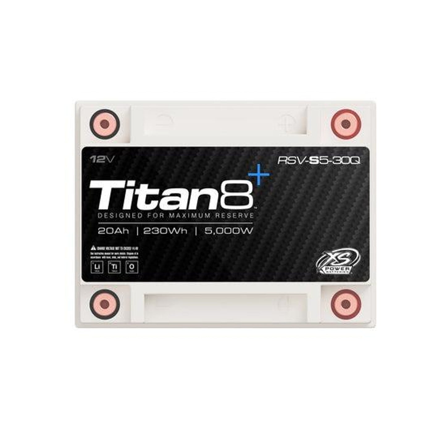 XS POWER BATTERIES TITAN8 SERIES 12V BCI GROUP LITHIUM TITANATE POWERSPORTS BATTERY