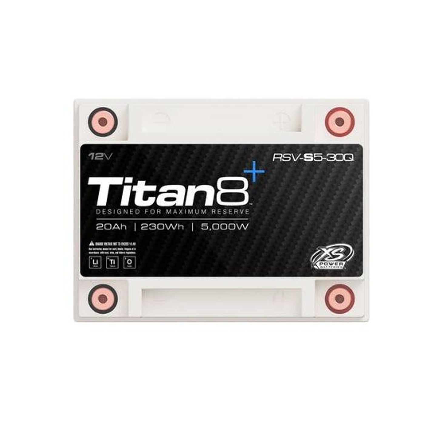 XS POWER BATTERIES TITAN8 SERIES 12V BCI GROUP LITHIUM TITANATE POWERSPORTS BATTERY
