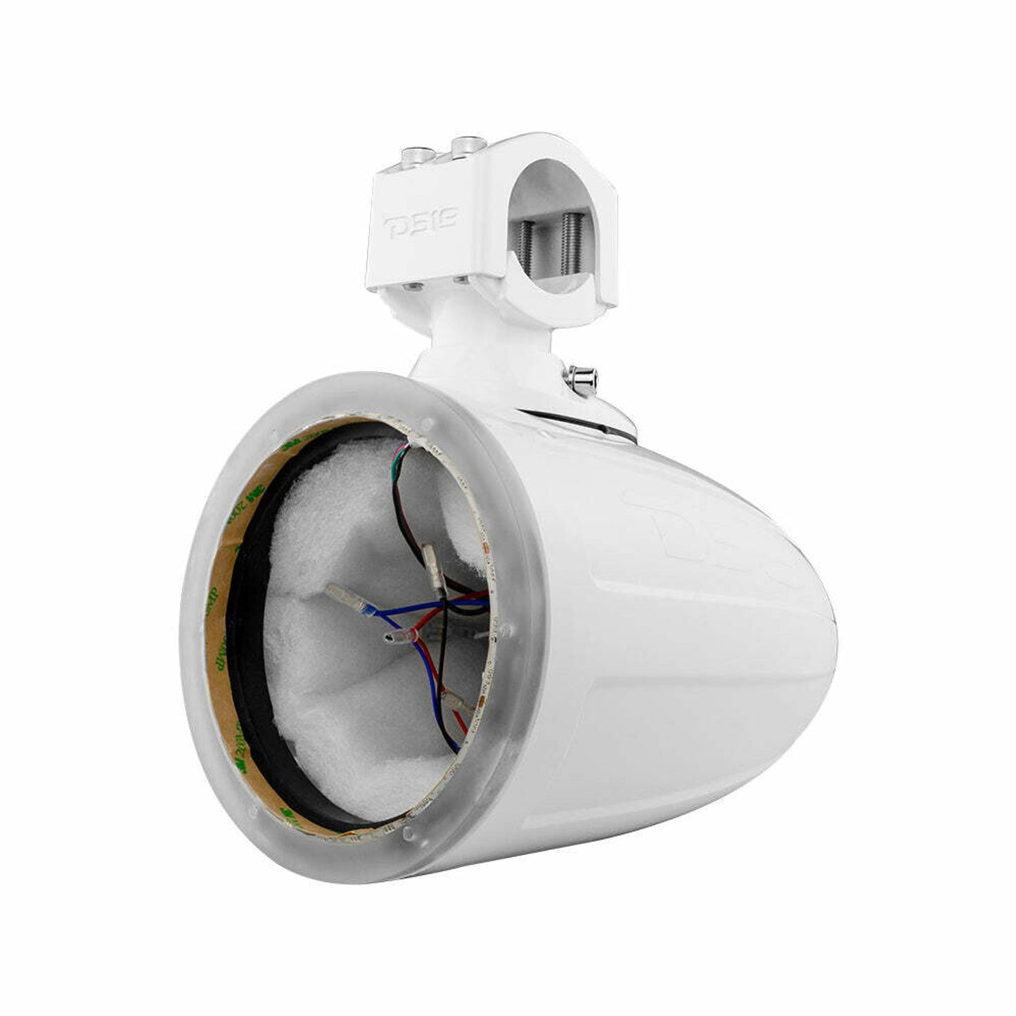 DS18 AUDIO 6.5" MARINE TOWER WITH INTEGRATED RGB LED LIGHTS NO SPEAKERS