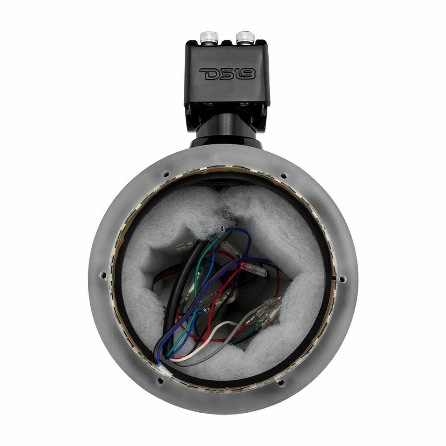 DS18 AUDIO 6.5" MARINE TOWER WITH INTEGRATED RGB LED LIGHTS NO SPEAKERS