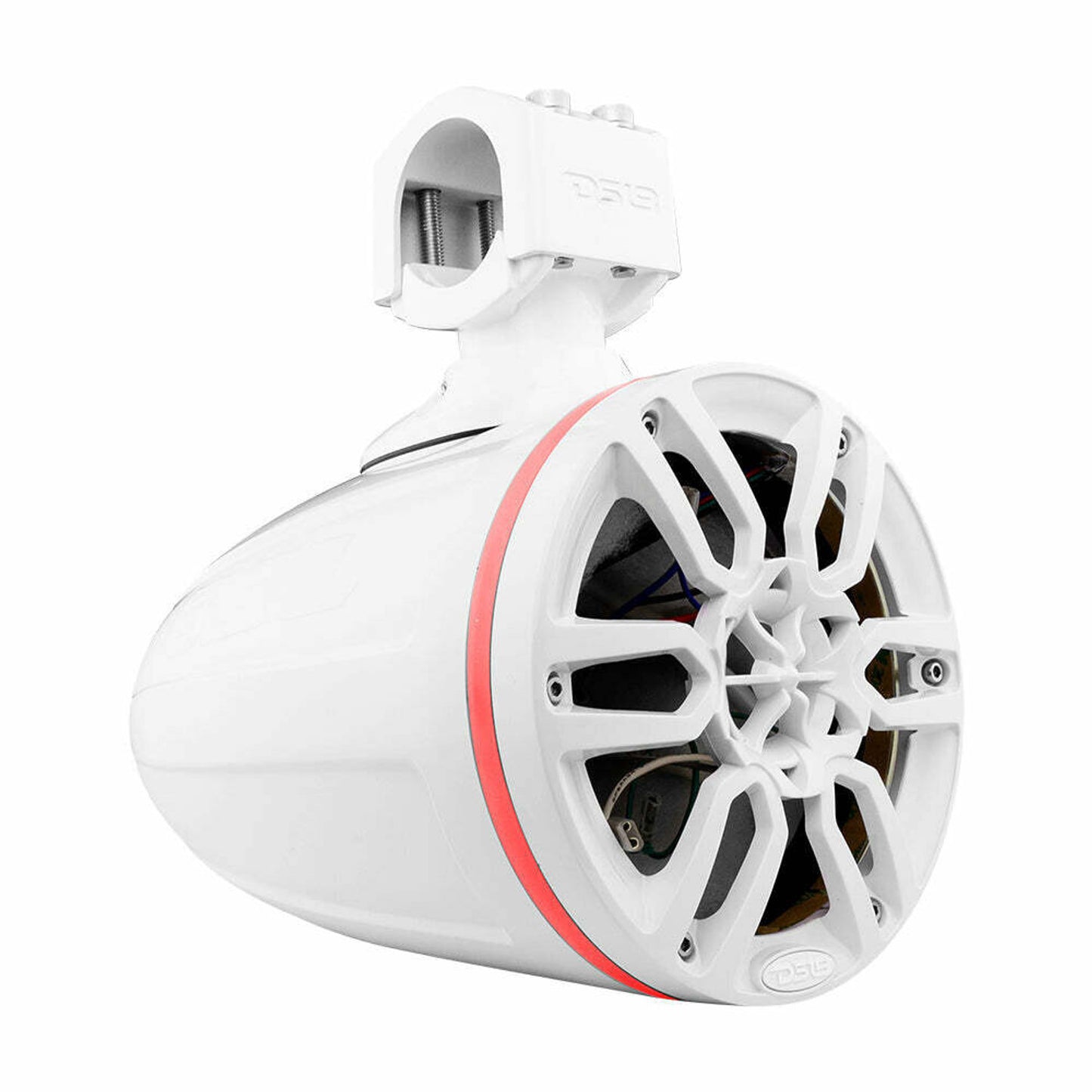 DS18 AUDIO 6.5" MARINE TOWER WITH INTEGRATED RGB LED LIGHTS NO SPEAKERS