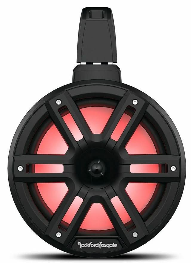ROCKFORD FOSGATE M2 8" COLOR OPTIX 2-WAY HORN WAKE TOWER SPEAKERS (BLACK)