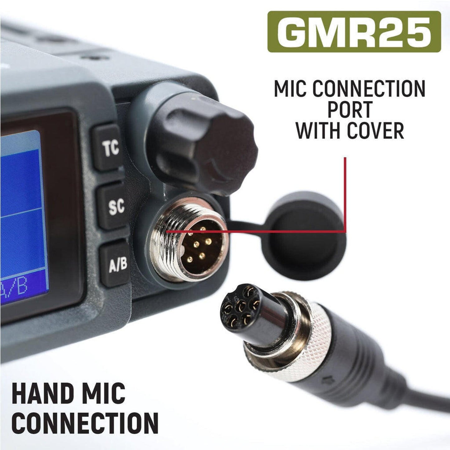 RUGGED RADIOS ADVENTURE RADIO KIT GMR25 WATERPROOF GMRS MOBILE RADIO KIT AND EXTERNAL SPEAKER