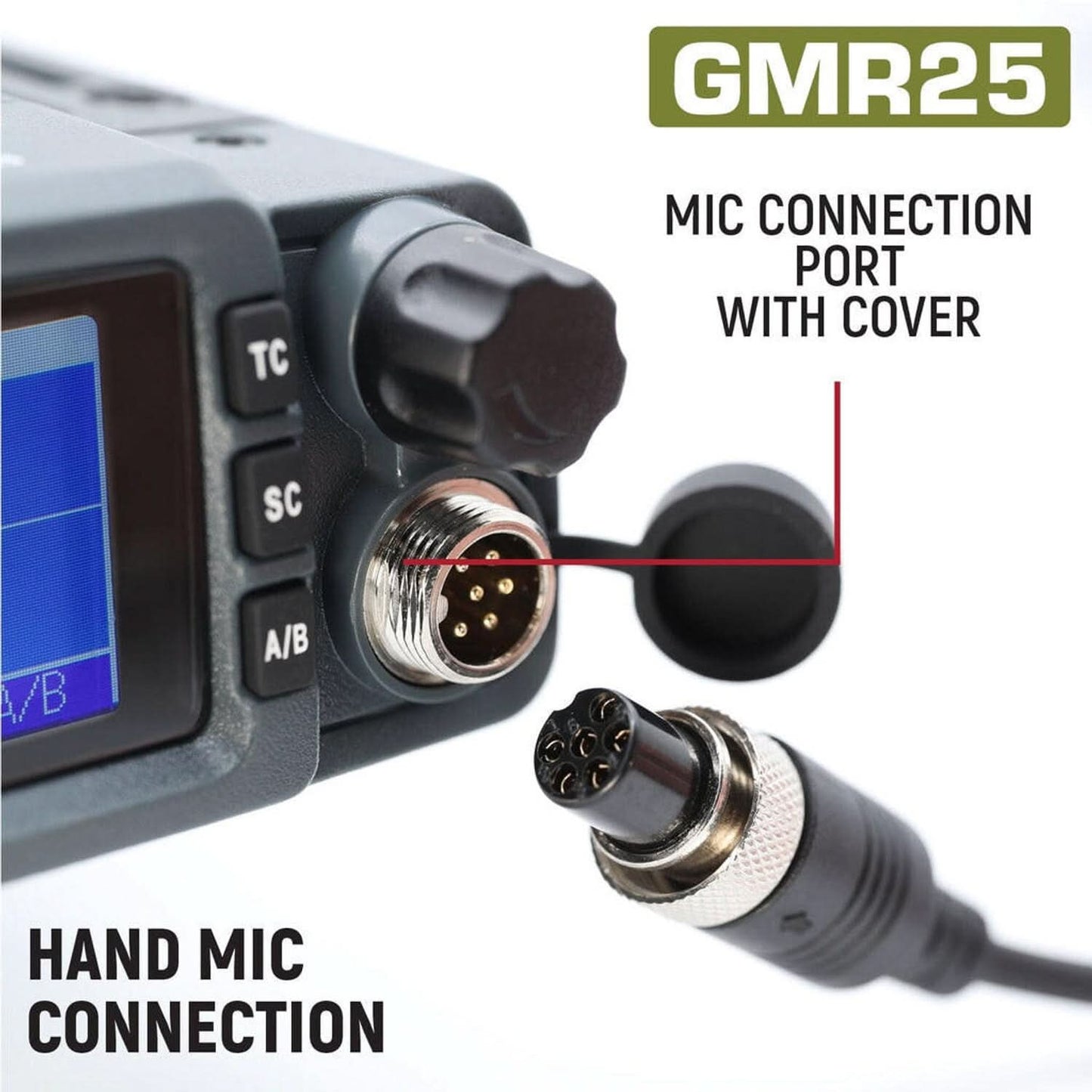 RUGGED RADIOS ADVENTURE RADIO KIT GMR25 WATERPROOF GMRS MOBILE RADIO KIT AND EXTERNAL SPEAKER