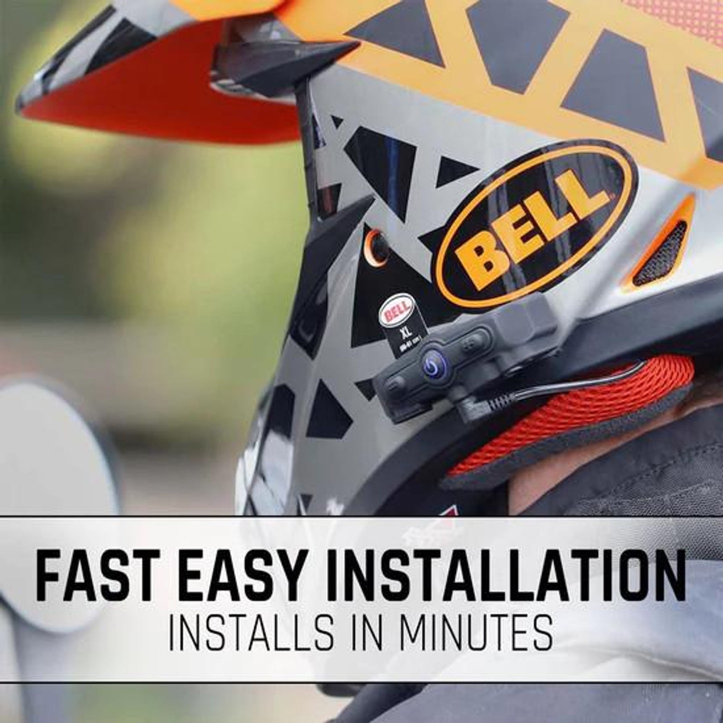 RUGGED RADIOS CONNECT BT2 HELMET BLUETOOTH HEADSET