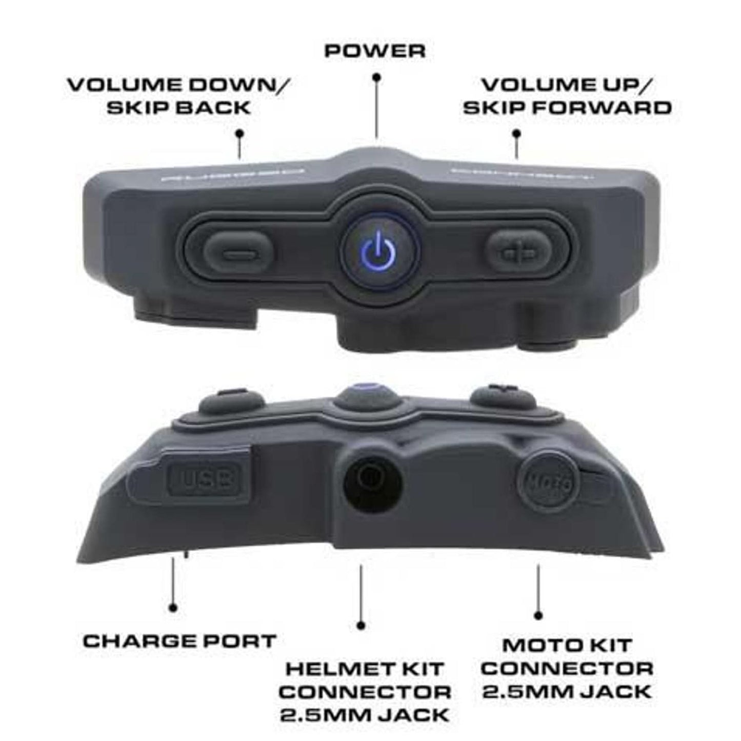 RUGGED RADIOS CONNECT BT2 HELMET BLUETOOTH HEADSET