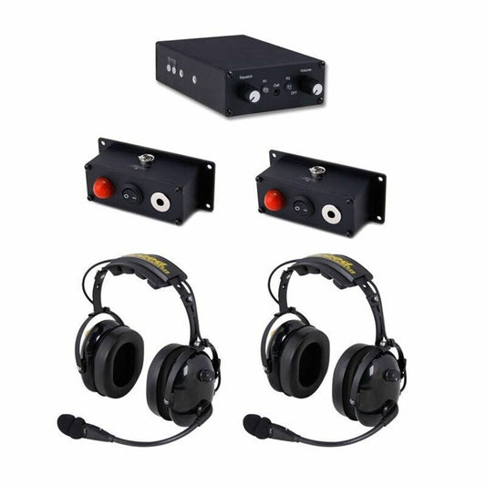 RUGGED RADIOS RRP800 FIRE / SAFETY INTERCOM DUAL RADIO 2 PLACE FIRE TRUCK KIT