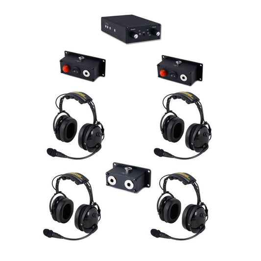 RUGGED RADIOS RRP800 FIRE  SAFETY INTERCOM DUAL RADIO 4 PLACE FIRE TRUCK KIT