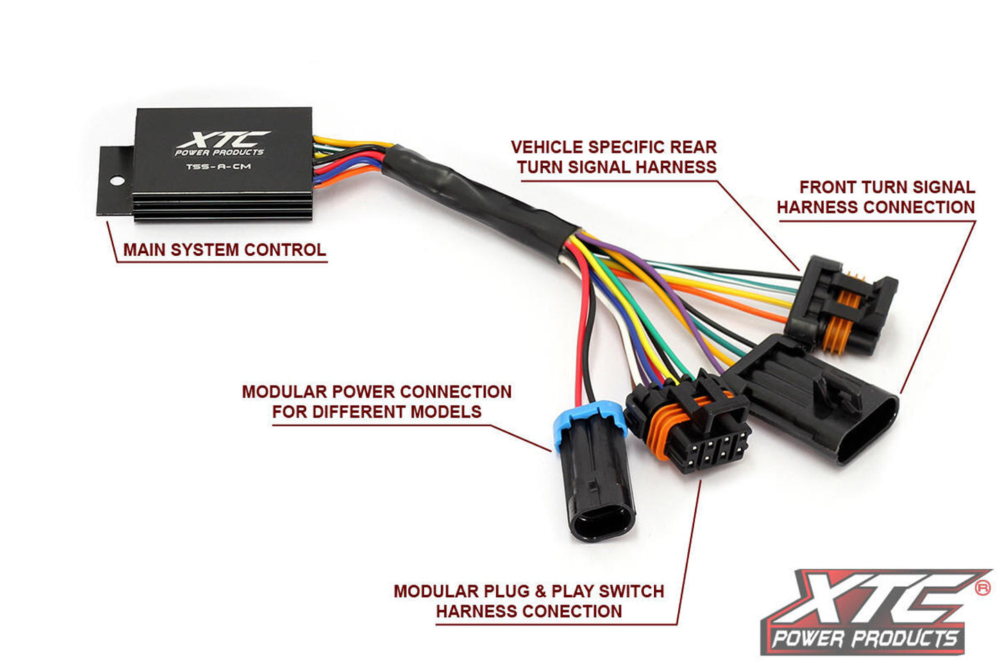 XTC UNIVERSAL AND SELF-CANCELING TURN SIGNAL SYSTEM W HORN AND INCLUDES OEM INTERFACE WIRES