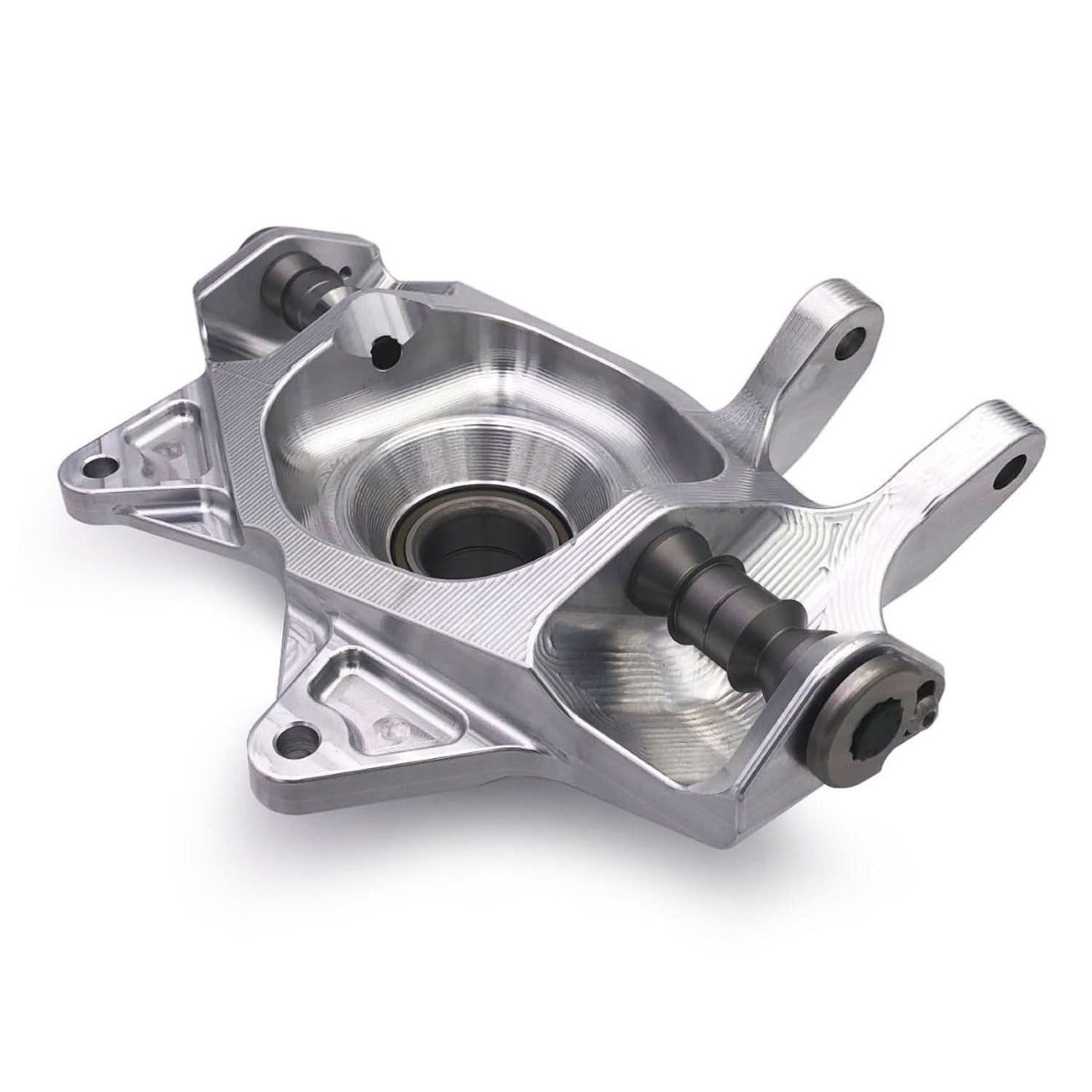 ZOLLINGER RACING PRODUCTS ZRP CAN-AM MAVERICK X3 7075 DOUBLE SHEAR KNUCKLE (FRONT) (PAIR) (CAPPED) (W/ WHEEL BEARINGS)