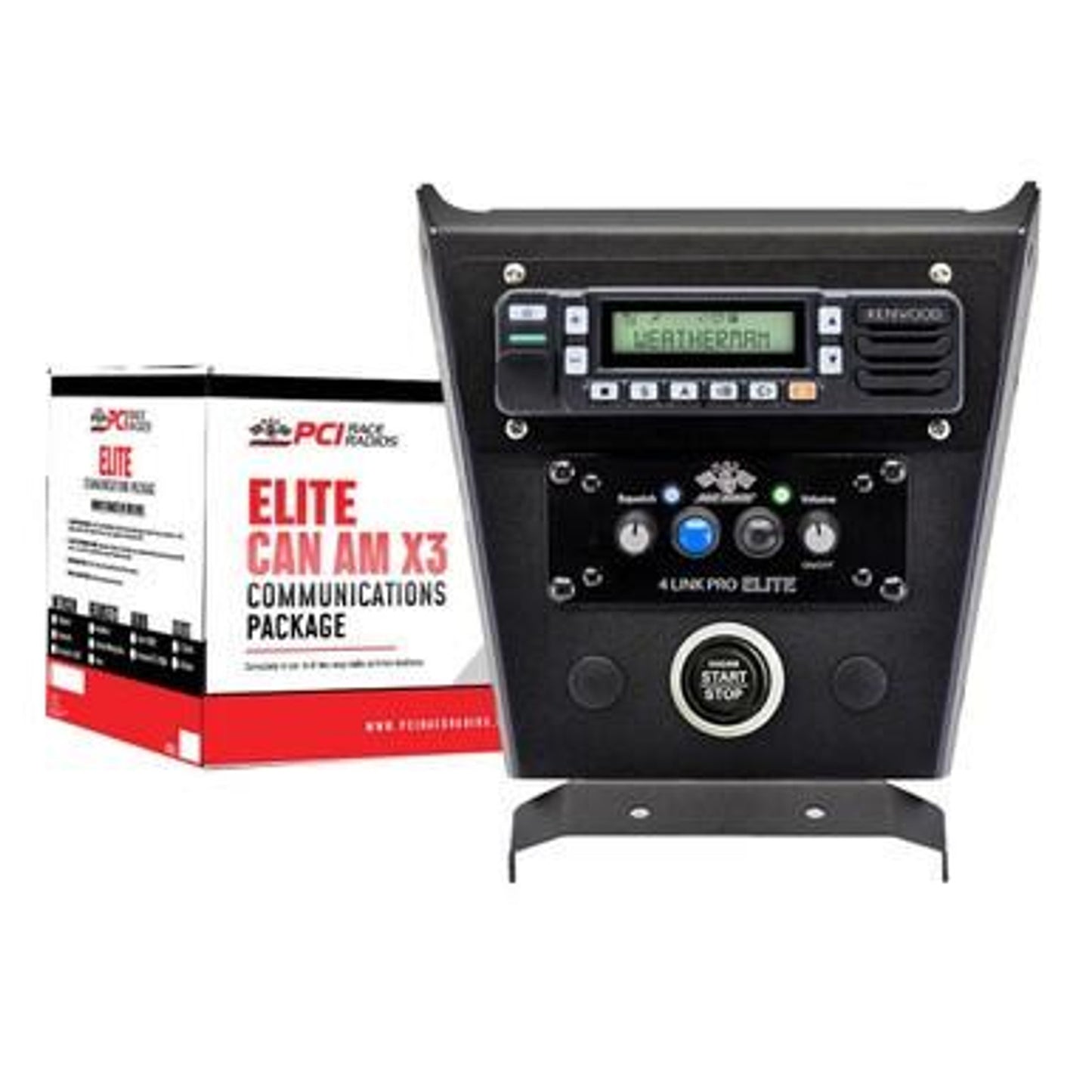 PCI RACE RADIOS CAN-AM MAVERICK X3 ELITE STEREO COMPLETE COMMUNICATION PACKAGE