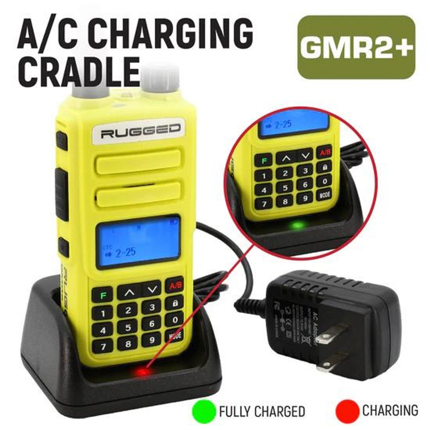 RUGGED RADIOS HIGH VISIBILITY GMR2 PLUS EMERGENCY RADIO BUNDLE