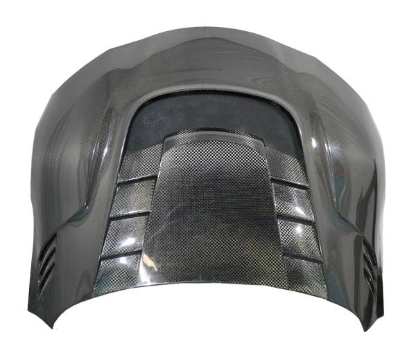 VRS Style Double-Sided Hybrid Carbon Fiber Hood for Toyota Supra GR 2020-2024