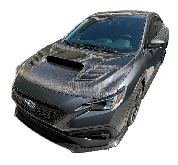 Carbon Fiber Hood VS 2 Style for Subaru WRX 4DR 2022-2024