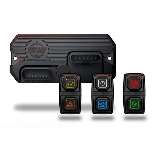 SWITCH WORKS SIERRA6, 6-SWITCH, 3-ROCKER ELECTRONIC ACCESSORY UNIVERSAL SMART SWITCHER BY SSV WORKS