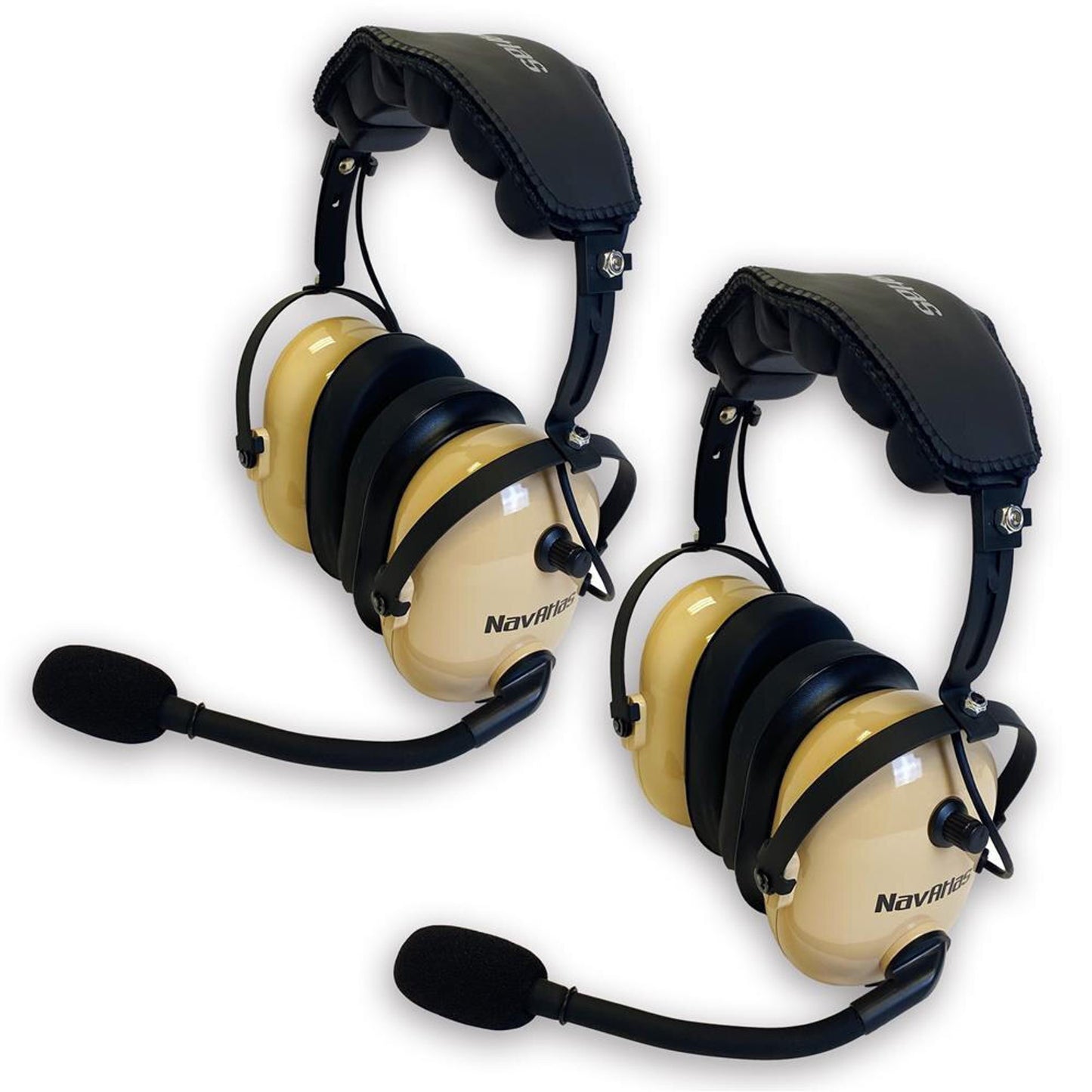NAVATLAS NNT10 2 - 4 PERSON OFF-ROAD INTERCOM HEADSET AND CABLE BUNDLE (OVER THE HEAD HEADSET)