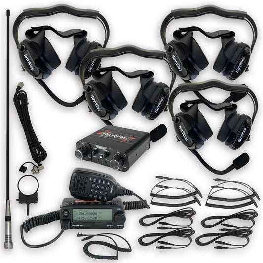 NAVATLAS NNT10 4 PERSON INTERCOM AND RADIO BUNDLE (BEHIND THE HEAD HEADSET)
