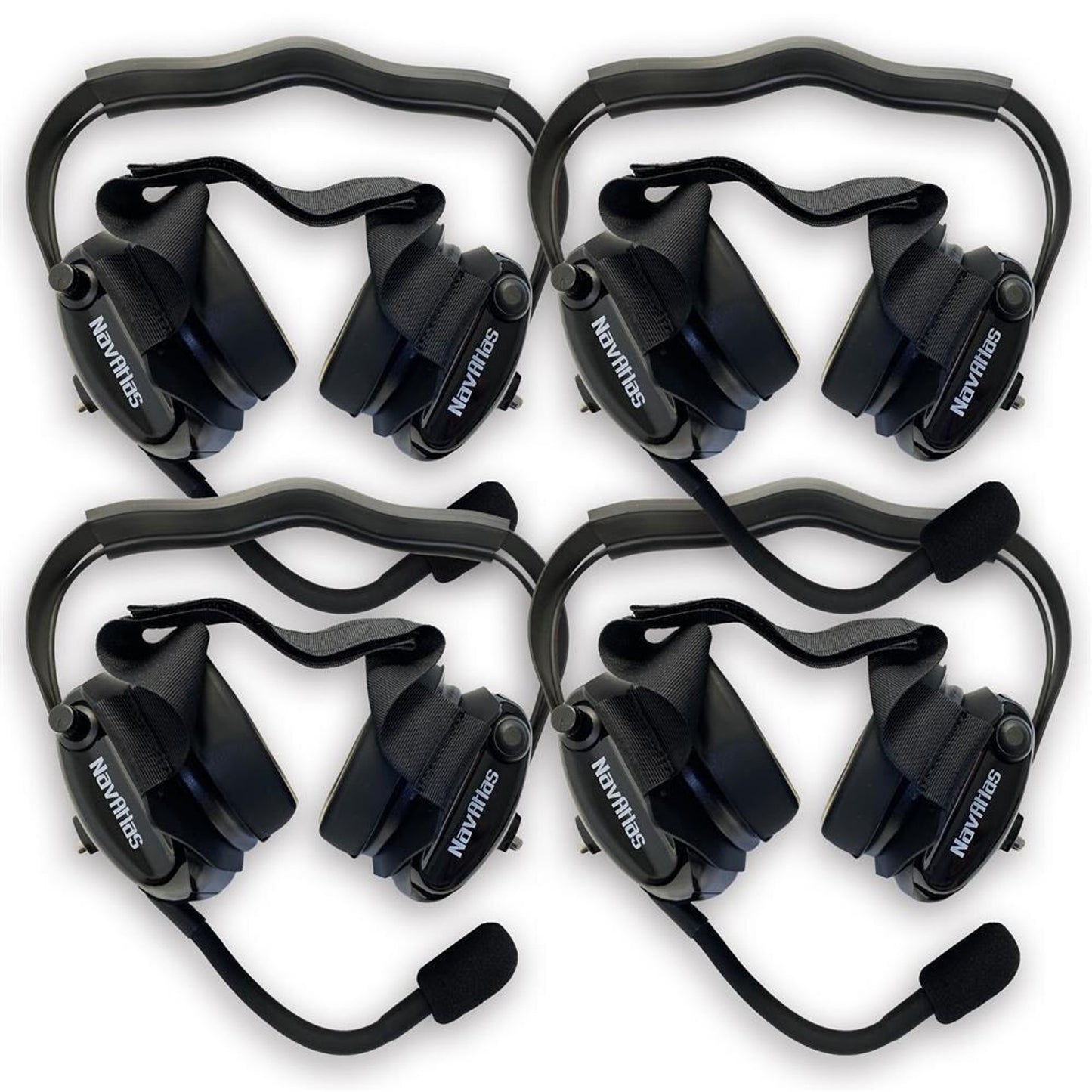 NAVATLAS NNT10 4 PERSON INTERCOM AND RADIO BUNDLE (BEHIND THE HEAD HEADSET)