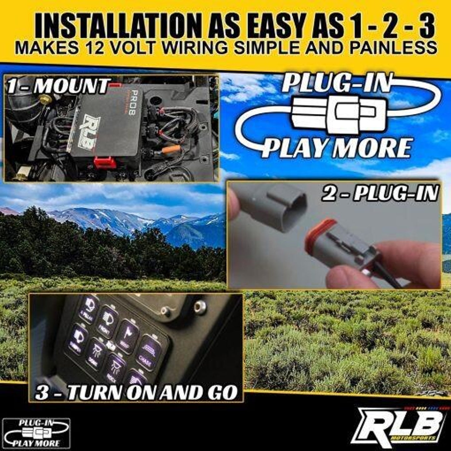RLB MOTORSPORTS PRO8 SWITCH PANEL