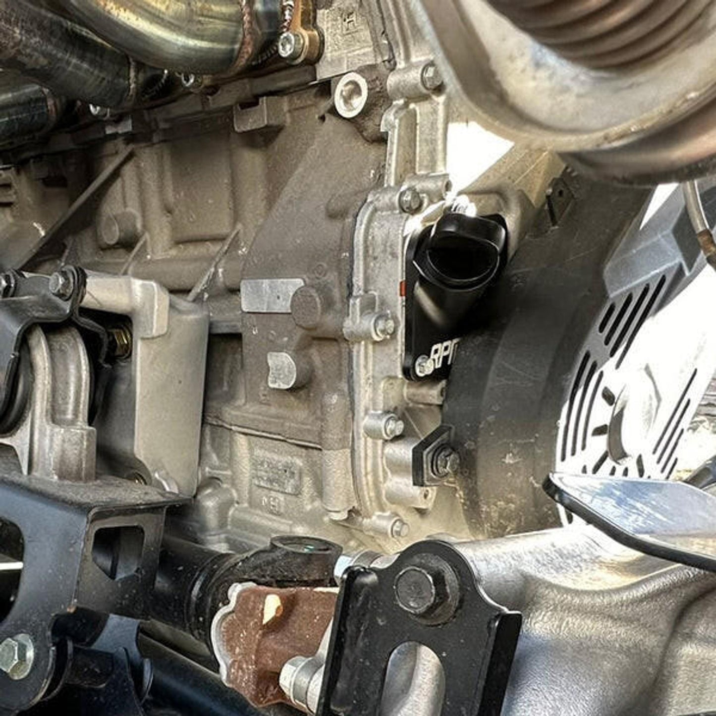 RPM POWERSPORTS POLARIS RZR PRO R OIL FILLER ADAPTER PLATE  TURBO RETURN