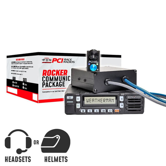 PCI RACE RADIOS ROCKER COMMUNICATIONS PACKAGE