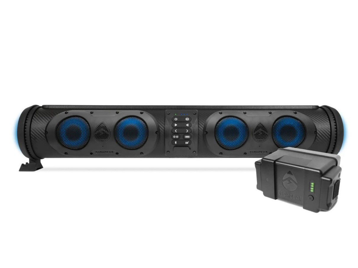 ECOXGEAR BATTERY POWERED AMPLIFIED TOWER SPEAKERS