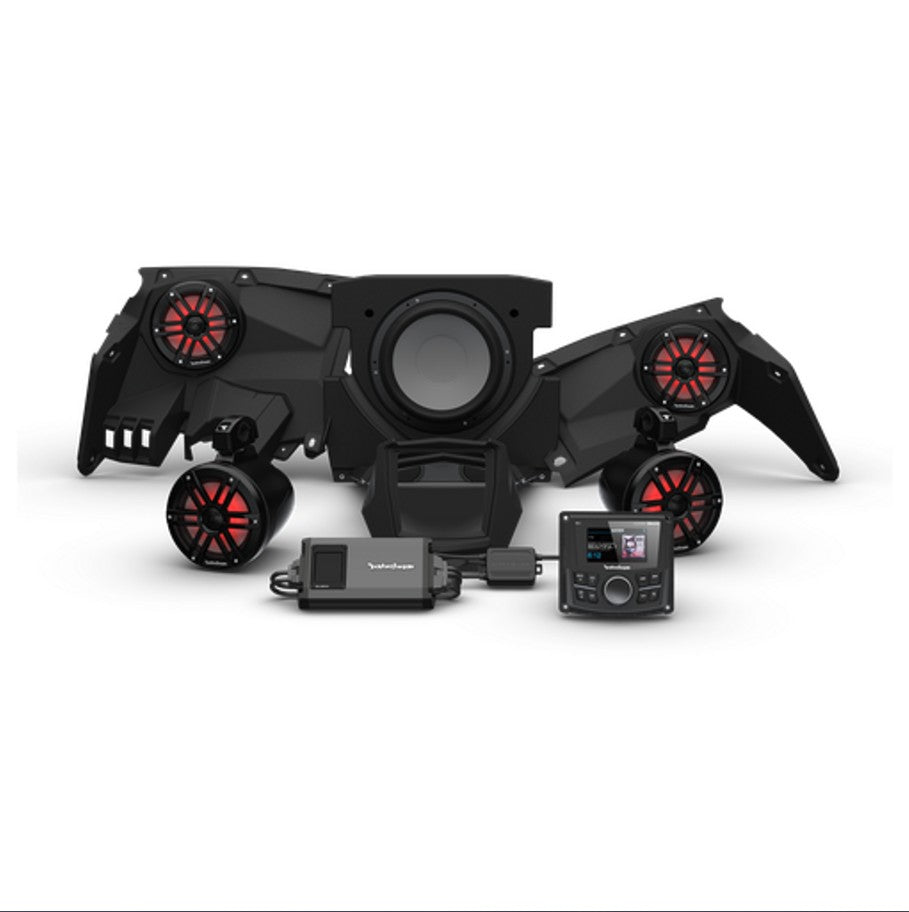 ROCKFORD FOSGATE CAN-AM MAVERICK X3 FRONT & REAR ELEMENT READY™ AUDIO KIT (PMX-1) (STAGE 2) 1 REVIEW