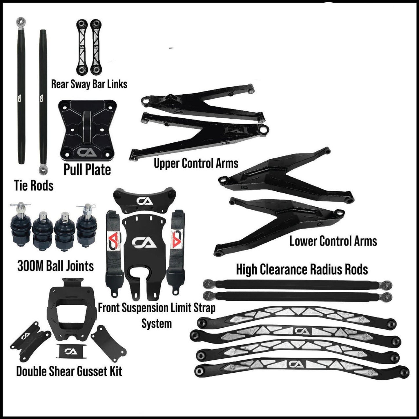 CA TECH USA CAN-AM MAVERICK X3 SUSPENSION KIT (LEVEL 4)