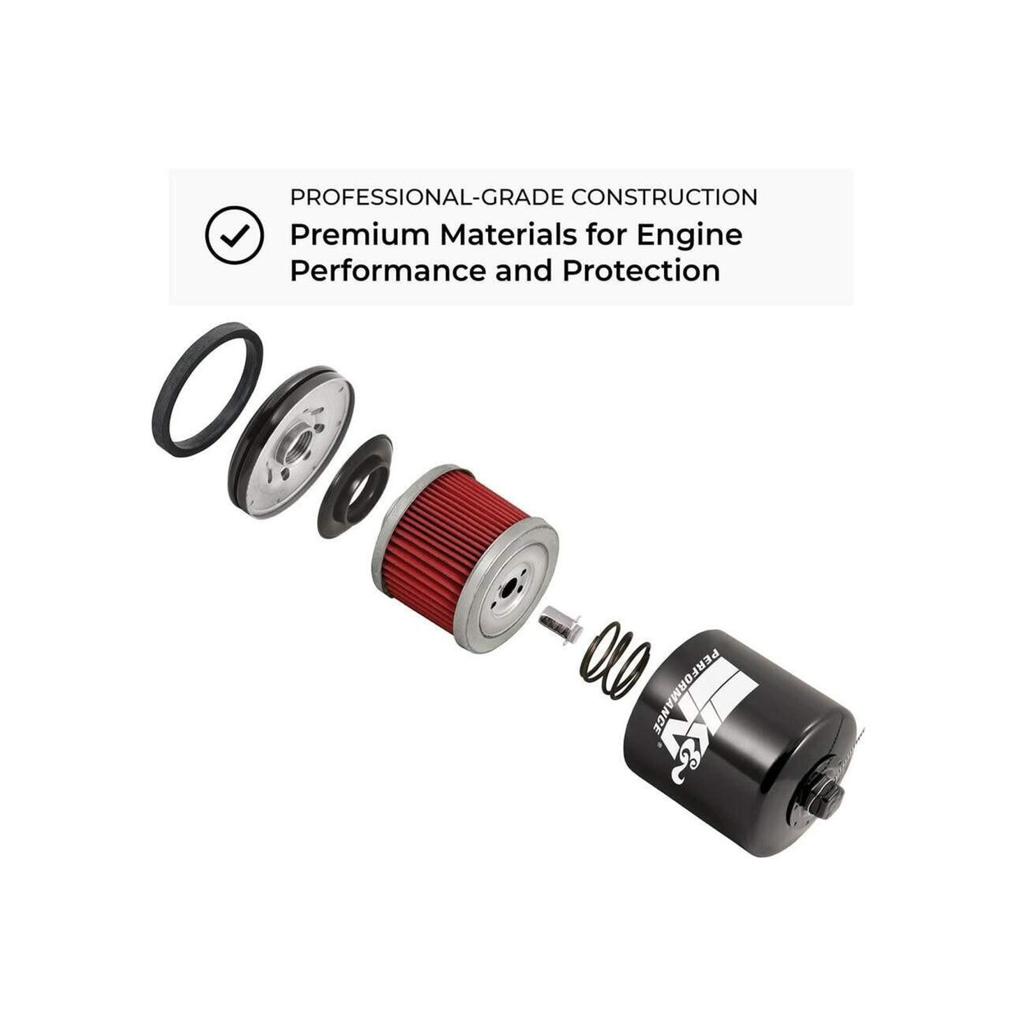 K&N FILTERS POLARIS RZR PRO R 2.0L 4-CYL OIL FILTER