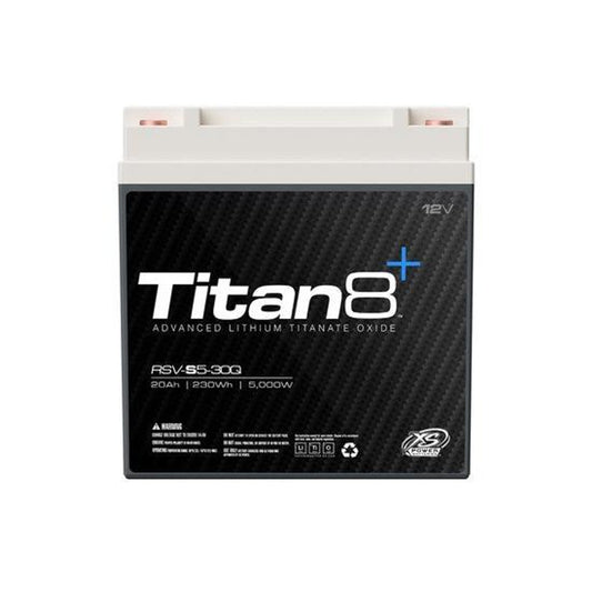 XS POWER BATTERIES TITAN8 SERIES 12V BCI GROUP LITHIUM TITANATE POWERSPORTS BATTERY