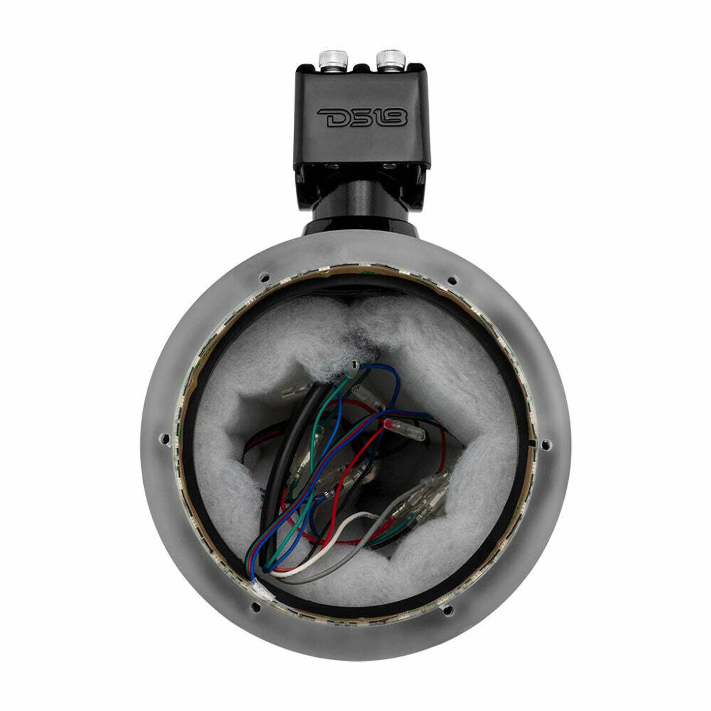 DS18 AUDIO 6.5" MARINE TOWER WITH INTEGRATED RGB LED LIGHTS NO SPEAKERS