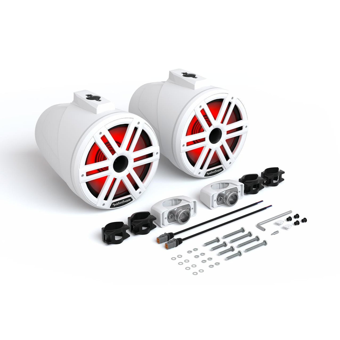 ROCKFORD FOSGATE M2 10 COLOR OPTIX 2-WAY HORN LOADED TOWER MARINE SPEAKERS