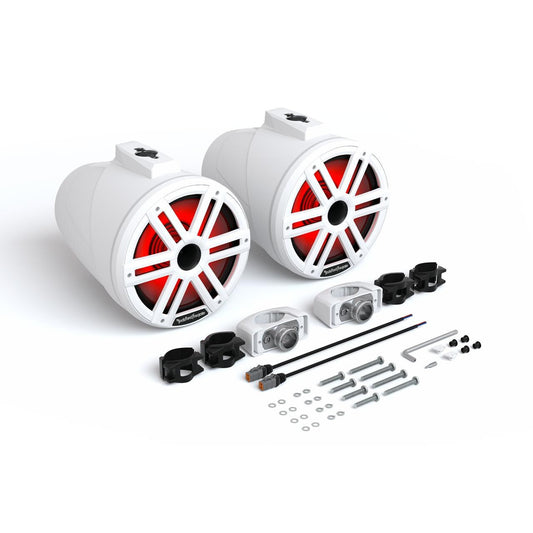ROCKFORD FOSGATE M2 10 COLOR OPTIX 2-WAY HORN LOADED TOWER MARINE SPEAKERS