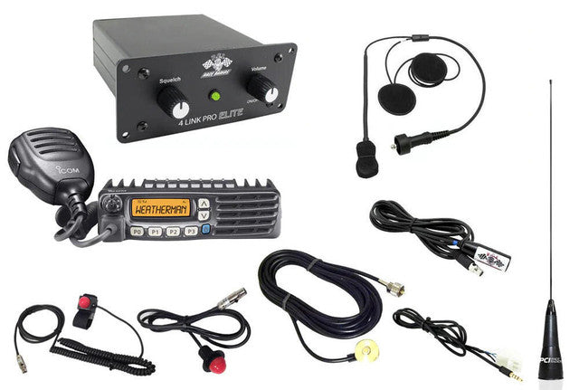 PCI RACE RADIOS ELITE CALIFORNIA ULTIMATE PACKAGE  INTERCOM AND HELMET WIRING KIT